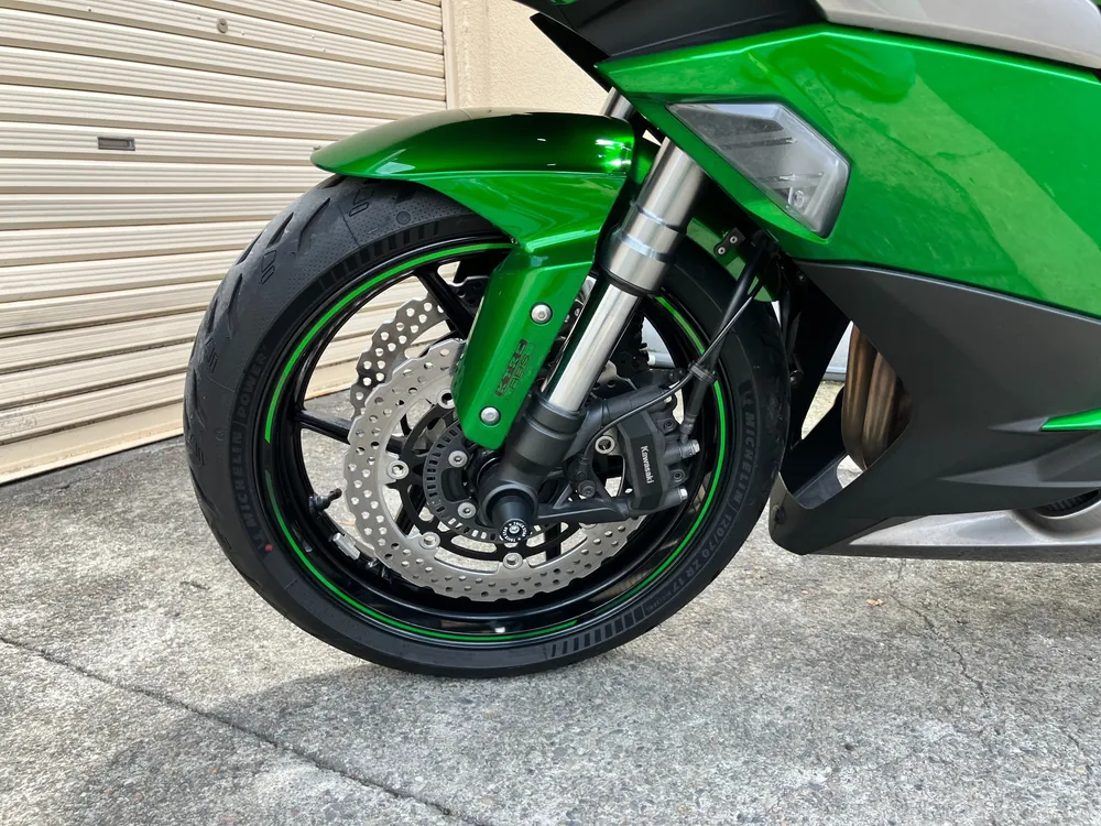 Kawasaki Ninja1000A 2018, серый, зелёный, фото 20