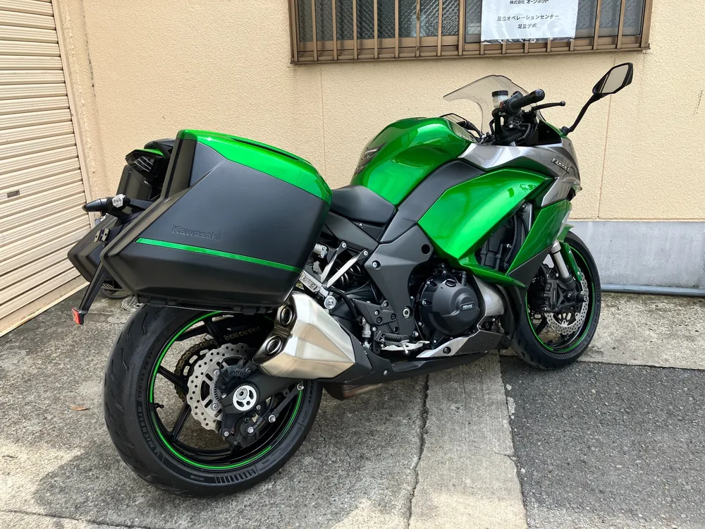 Kawasaki Ninja1000A 2018, серый, зелёный, фото 4