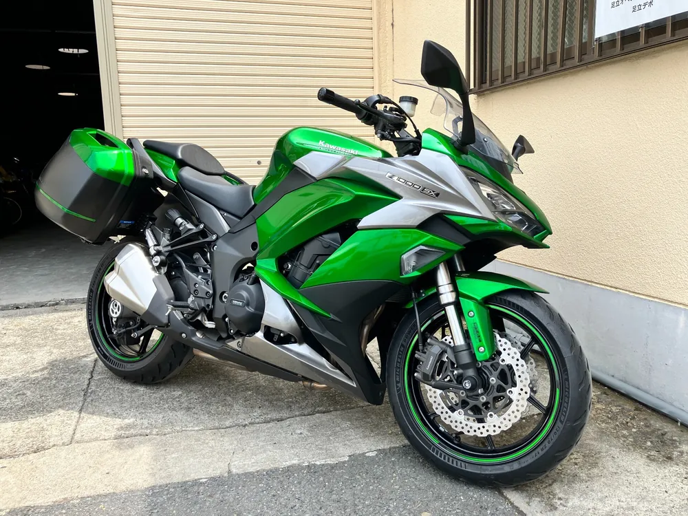 Kawasaki Ninja1000A 2018, серый, зелёный, фото 5