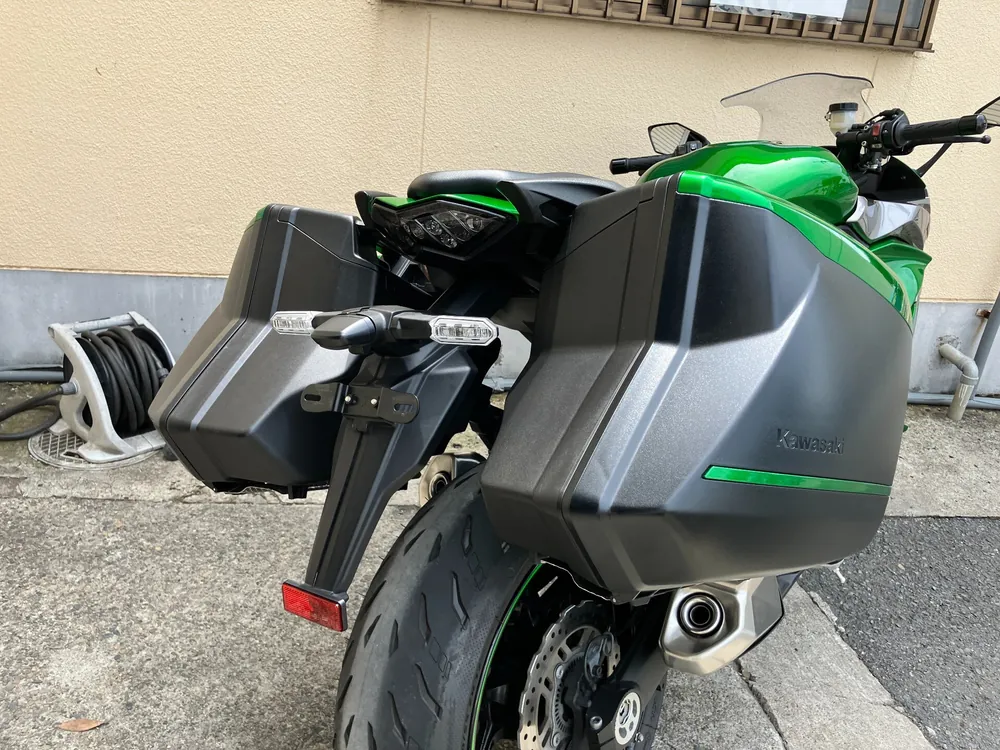 Kawasaki Ninja1000A 2018, серый, зелёный, фото 9