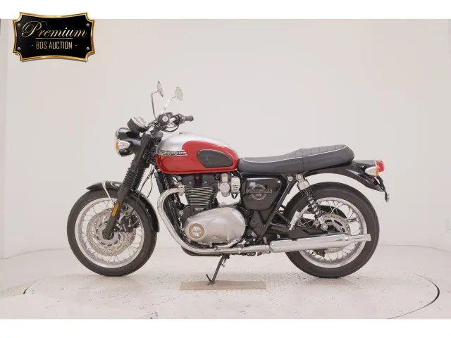Triumph Bonneville T120 2026, red | silver, фото 2