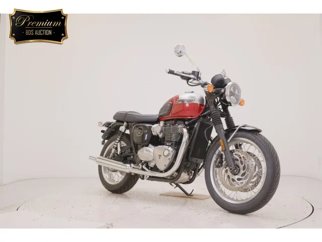 Triumph Bonneville T120 2026, red | silver, фото 3