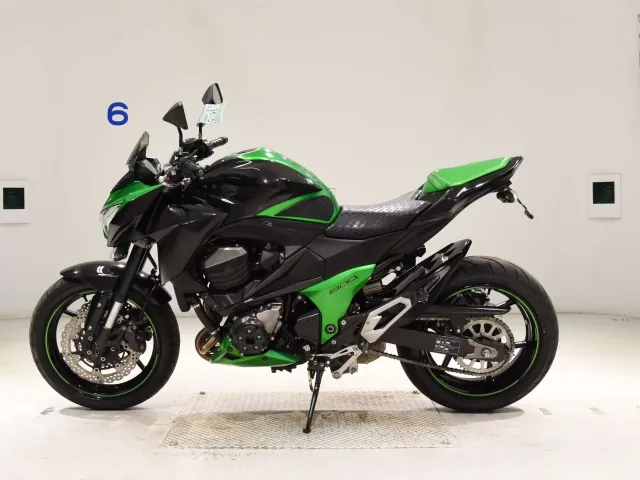 Kawasaki Z800 2013, black | green, фото 2