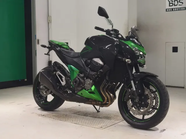 Kawasaki Z800 2013, black | green, фото 3