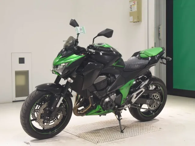 Kawasaki Z800 2013, black | green, фото 4