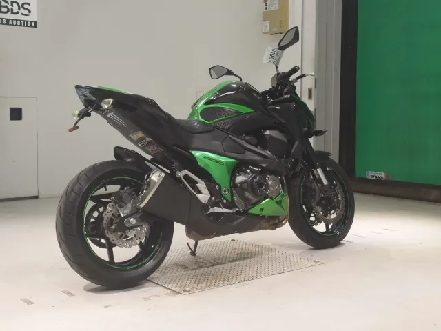 Kawasaki Z800 2013, black | green, фото 5