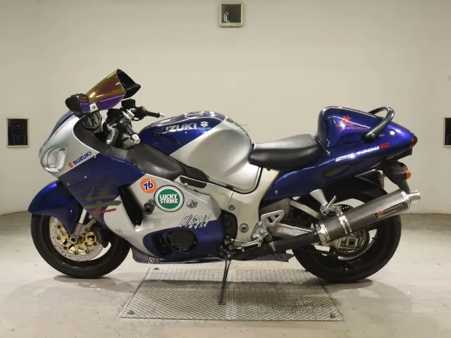 Suzuki GSX1300R Hayabusa 2001, navy blue | silver, фото 2