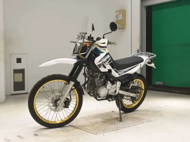 Yamaha Serow 250, белый, зелёный, фото 4
