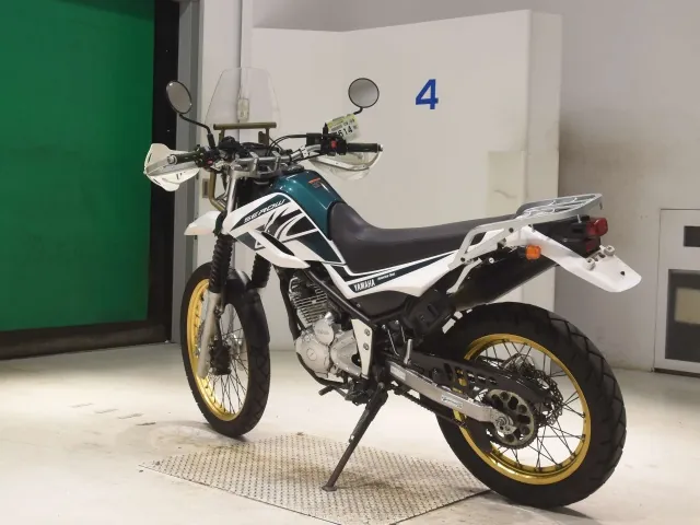 Yamaha Serow 250, белый, зелёный, фото 6