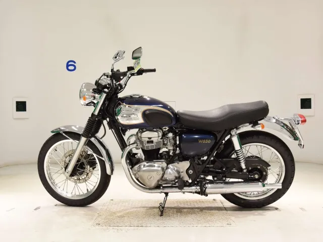 Kawasaki W650 2007, navy blue, фото 2