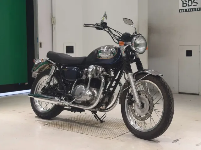 Kawasaki W650 2007, navy blue, фото 3