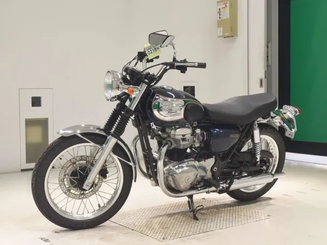 Kawasaki W650 2007, navy blue, фото 4