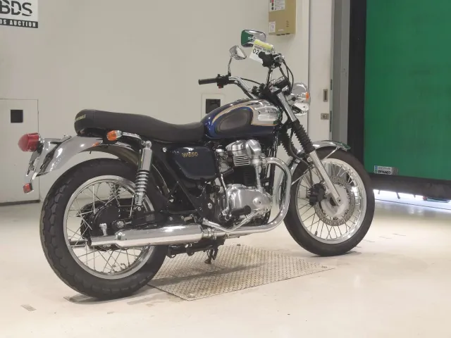 Kawasaki W650 2007, navy blue, фото 5