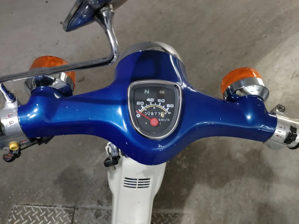 Honda Super Cub, синий, фото 5