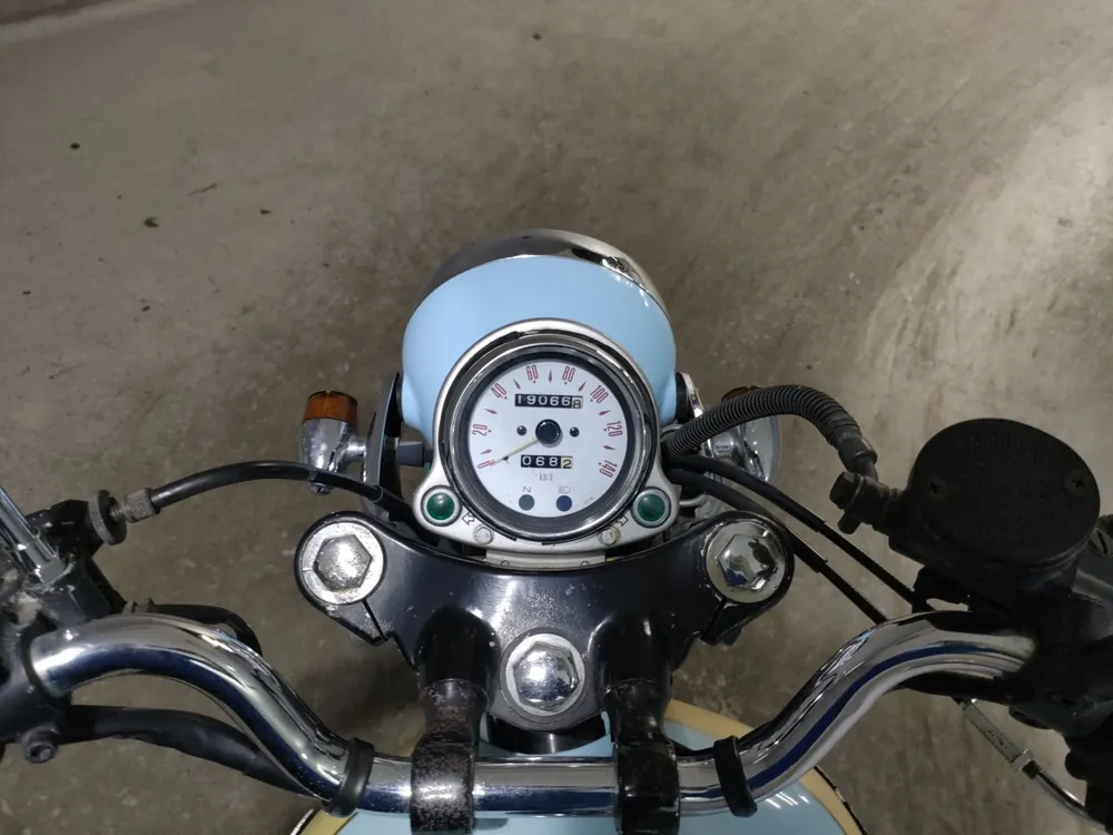 Kawasaki Estrella, синий, фото 5