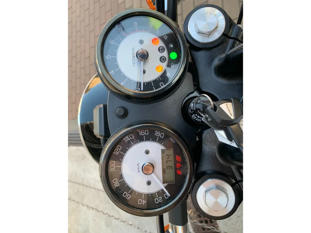 Kawasaki W800-2 2021, чёрный, фото 12