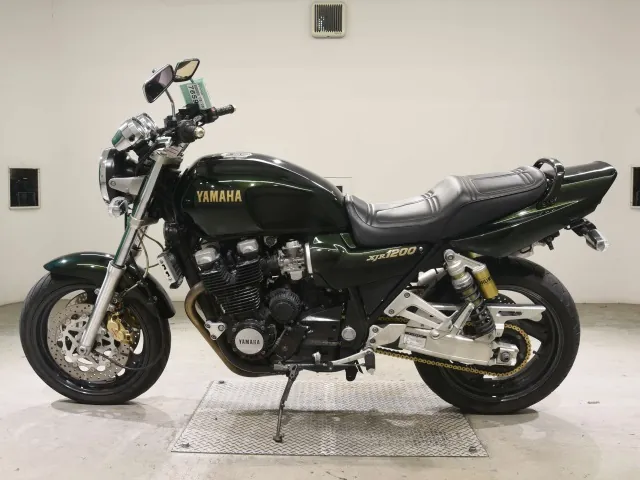 Yamaha XJR1200 1995, зелёный, фото 2