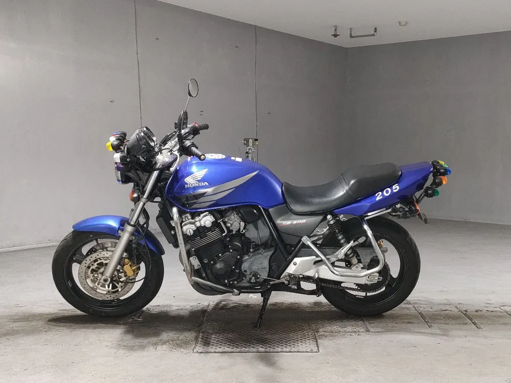 Honda CB400N 2008, синий, фото 2