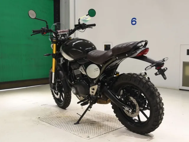 Triumph Scrambler 400 X 2025, black | silver, фото 6
