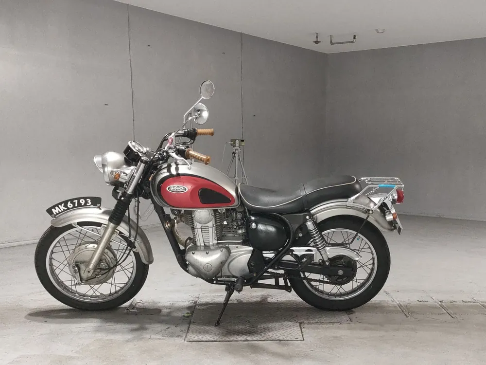 Kawasaki Estrella, silver / red, фото 2