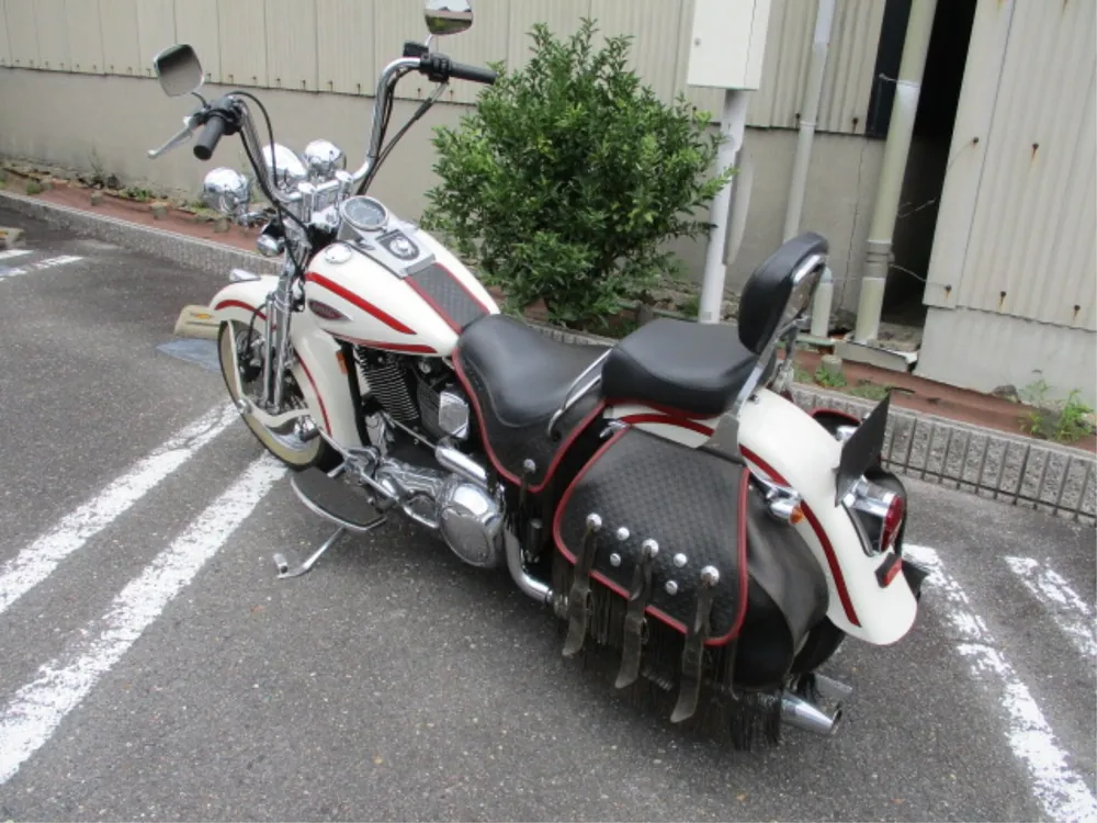Harley-Davidson FLSTS1450 1997, белый, фото 6