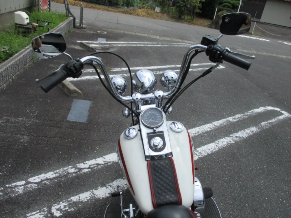 Harley-Davidson FLSTS1450 1997, белый, фото 8