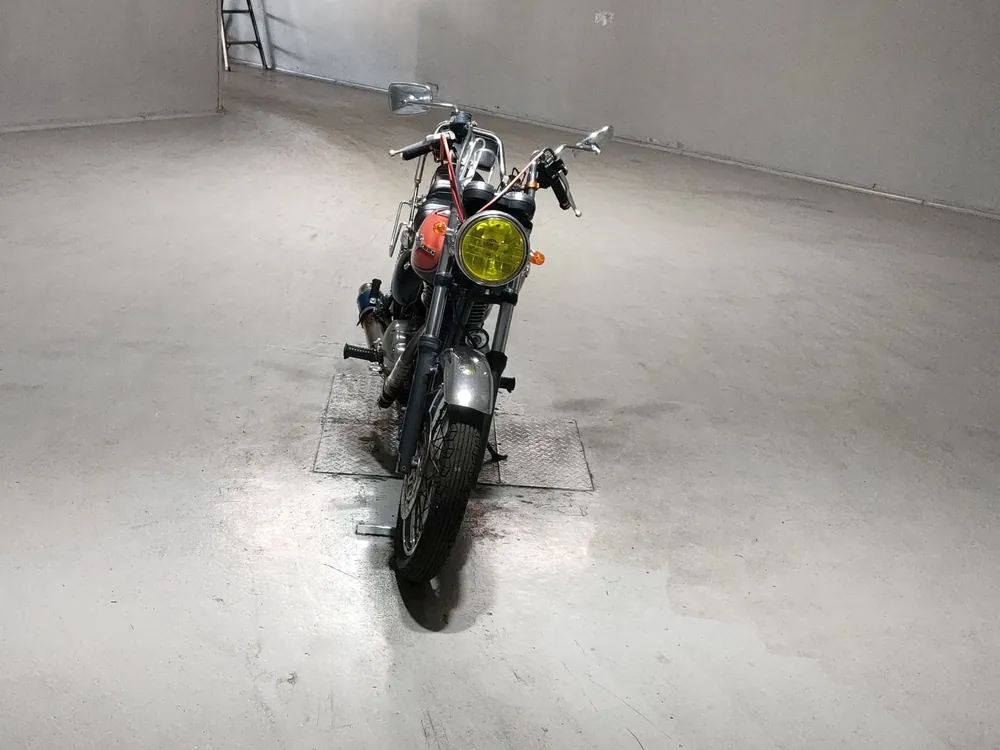 Kawasaki Estrella, black / orange, фото 3