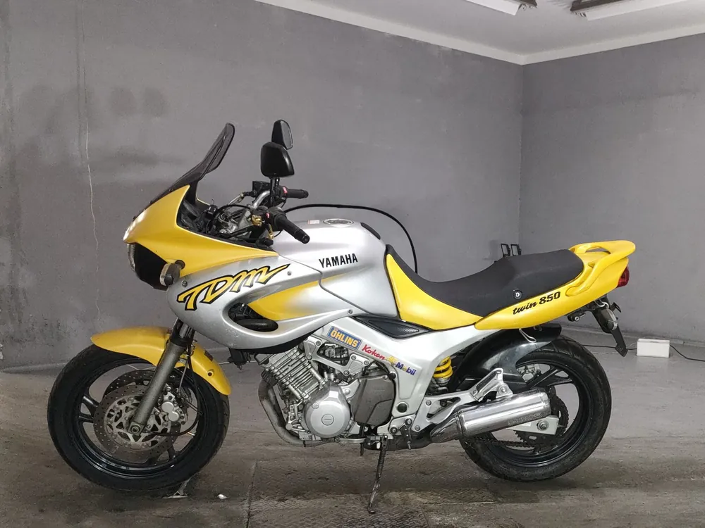 Yamaha TDM850 1998, серый, жёлтый, фото 2