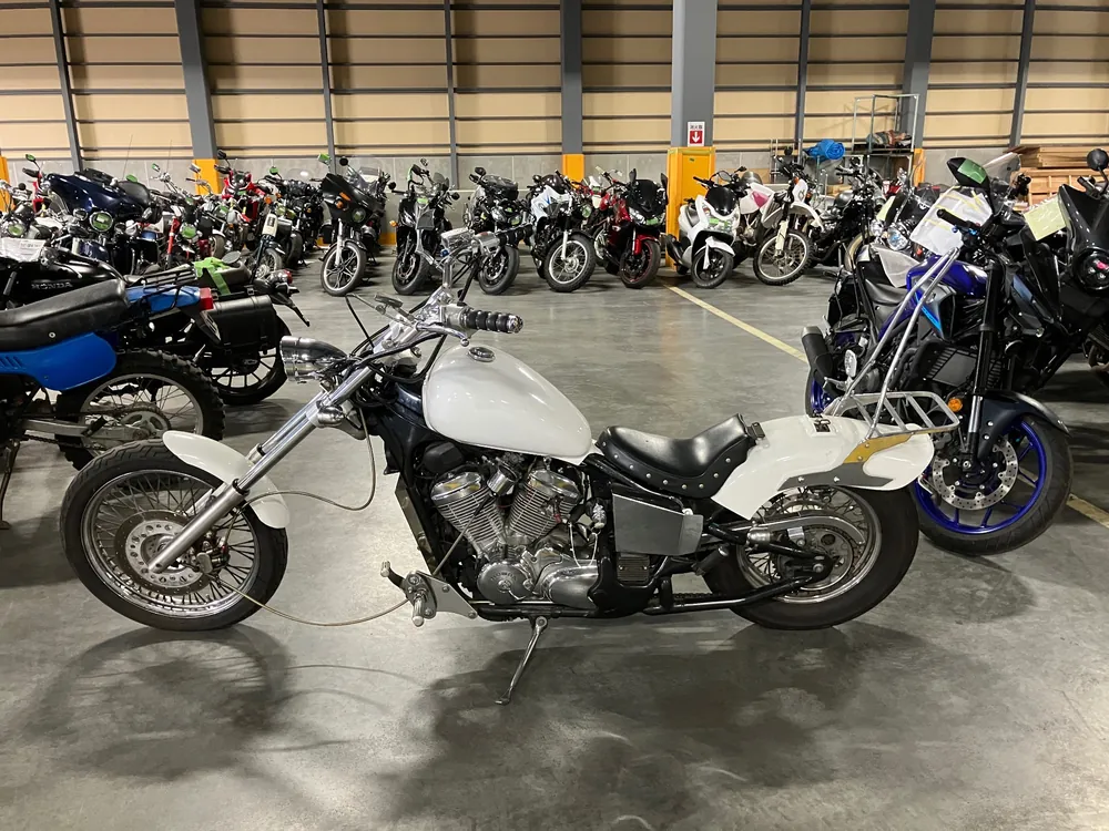 Honda Steed 400 1994, белый, фото 4