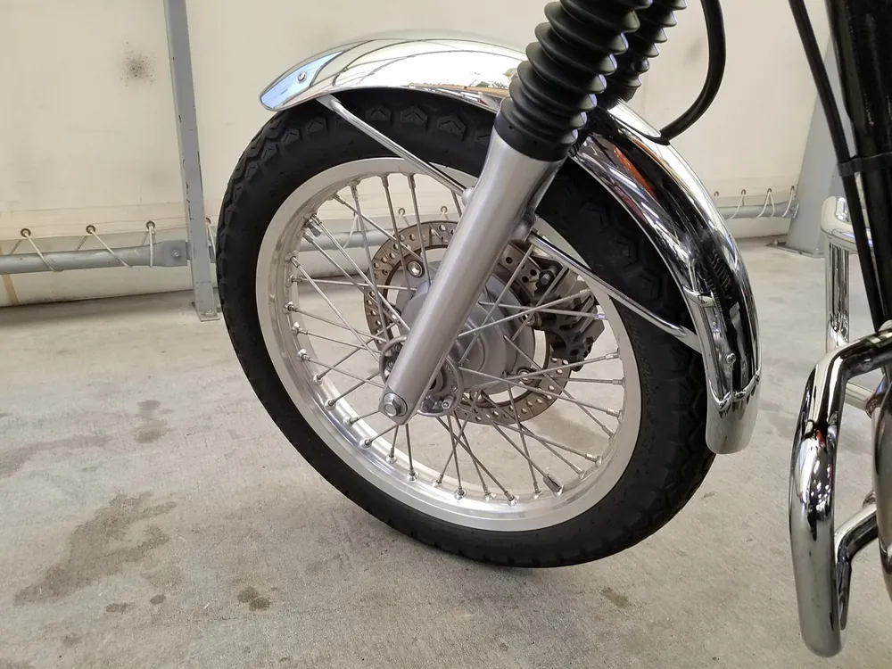 Kawasaki W800 2011, orange / white, фото 8