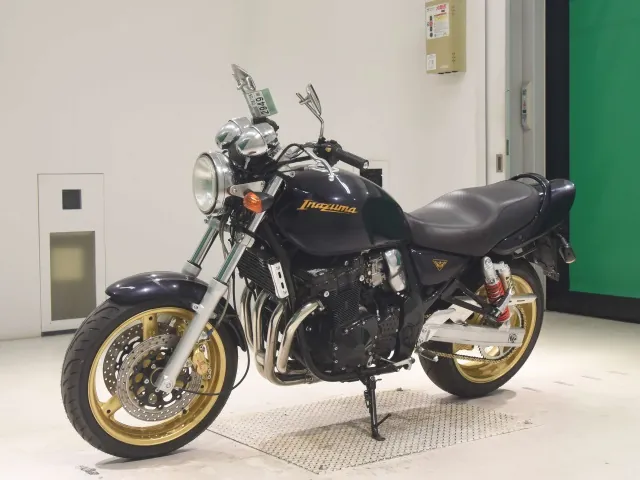 Suzuki Inazuma 400 1998, navy blue, фото 4