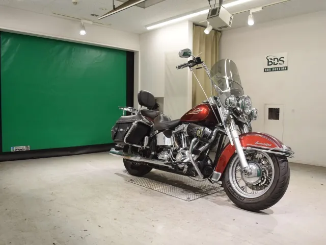 Harley-Davidson FLSTC1580 2007, красный, фото 3