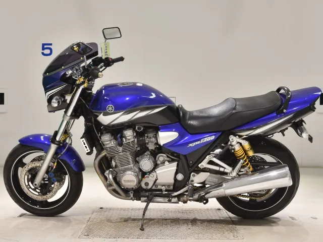Yamaha SR400 2016, black | blue, фото 2