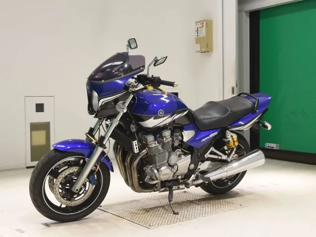 Yamaha SR400 2016, black | blue, фото 4