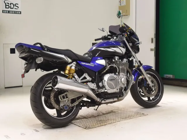 Yamaha SR400 2016, black | blue, фото 5
