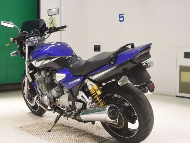Yamaha SR400 2016, black | blue, фото 6