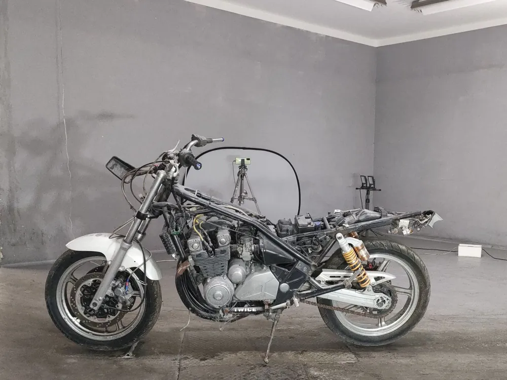 Kawasaki Zephyr 400, белый, фото 2