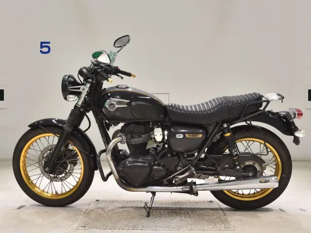 Kawasaki W800 2012, чёрный, фото 2