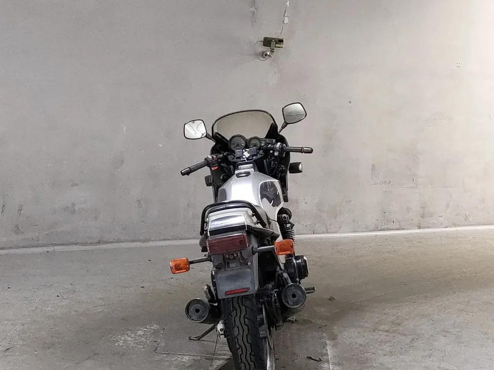 Kawasaki GPZ750 1983, серый, синий, фото 4