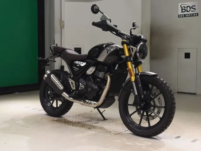 Triumph Scrambler 400 X 2026, black | silver, фото 3