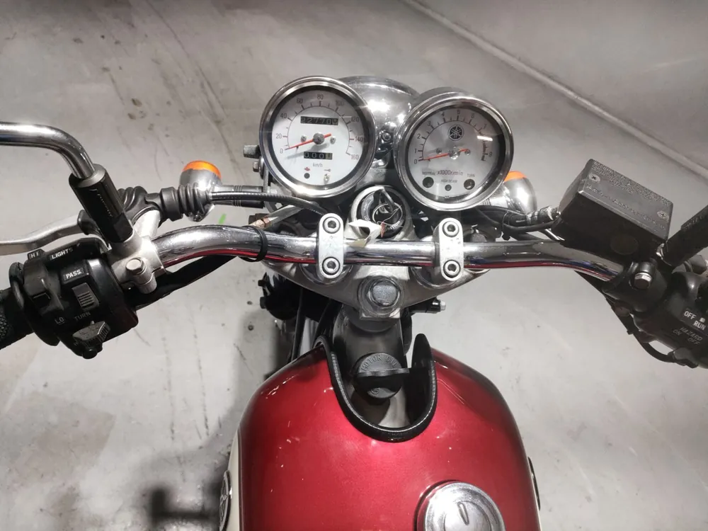 Yamaha SR400 2005, белый, красный, фото 5