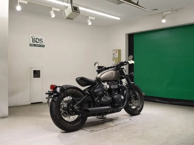 Triumph Bonneville Bo Bar 2019, matt gun, фото 5