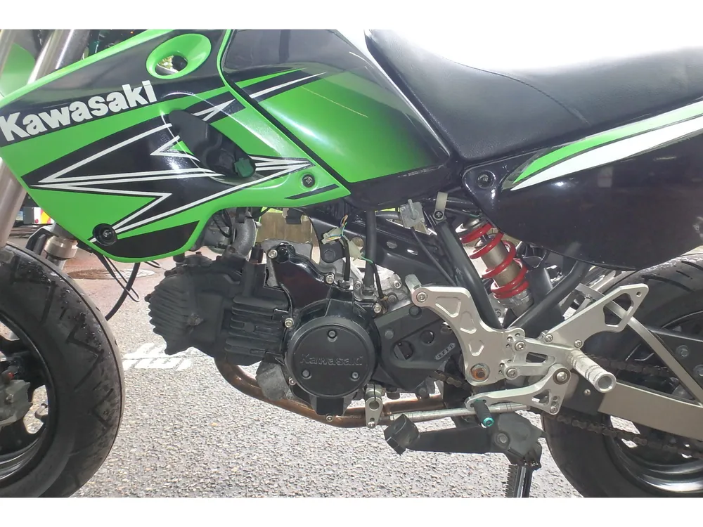 Kawasaki KSR110, lime / black, фото 14