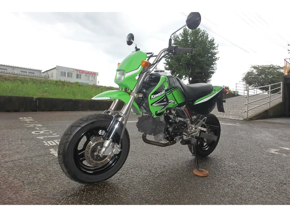 Kawasaki KSR110, lime / black, фото 16