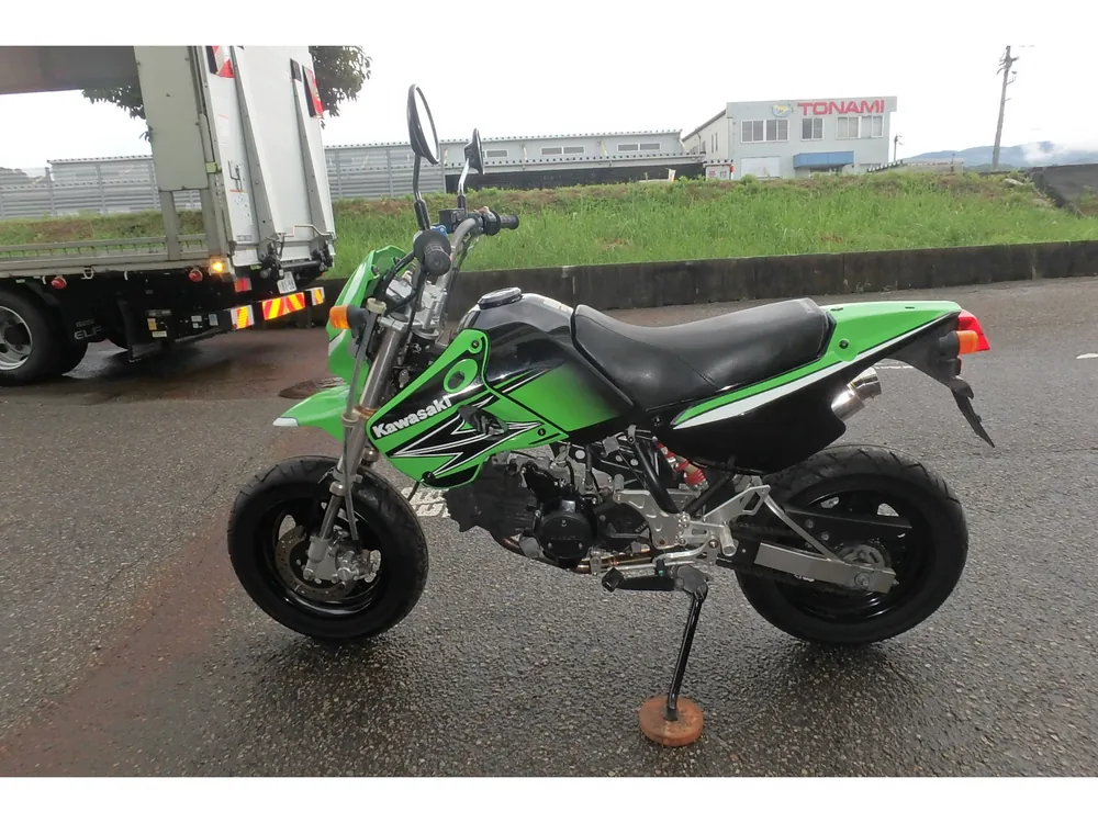 Kawasaki KSR110, lime / black, фото 17