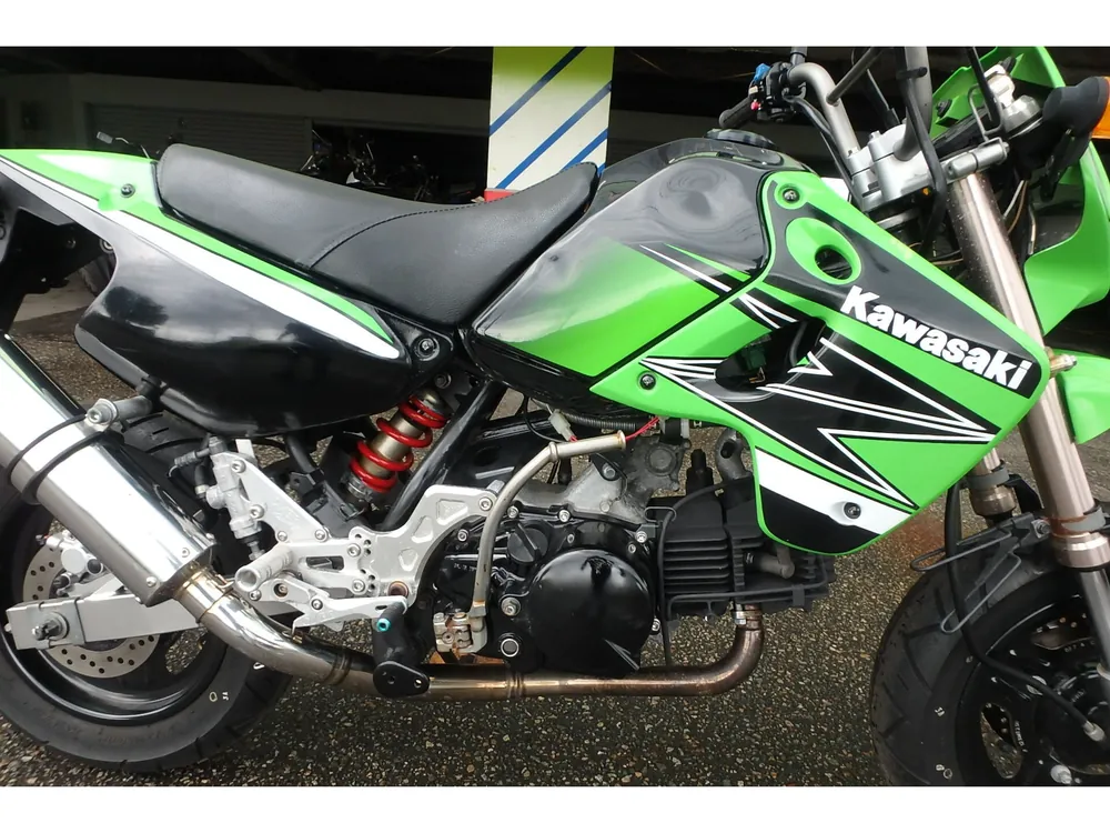 Kawasaki KSR110, lime / black, фото 5