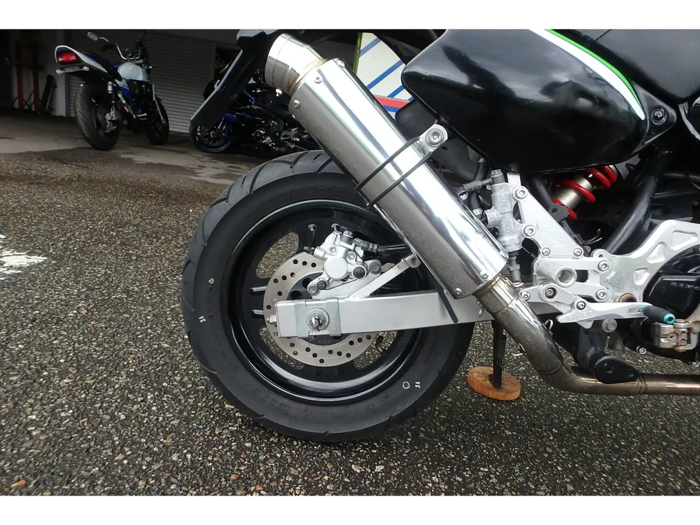Kawasaki KSR110, lime / black, фото 6