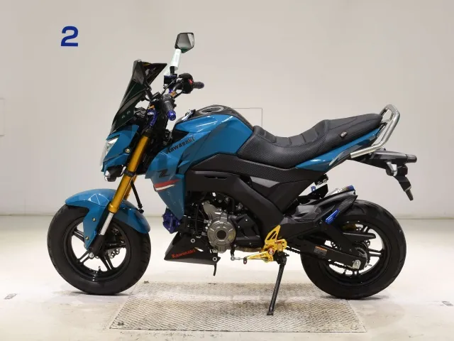 Kawasaki Z125 PRO, зелёный, фото 2