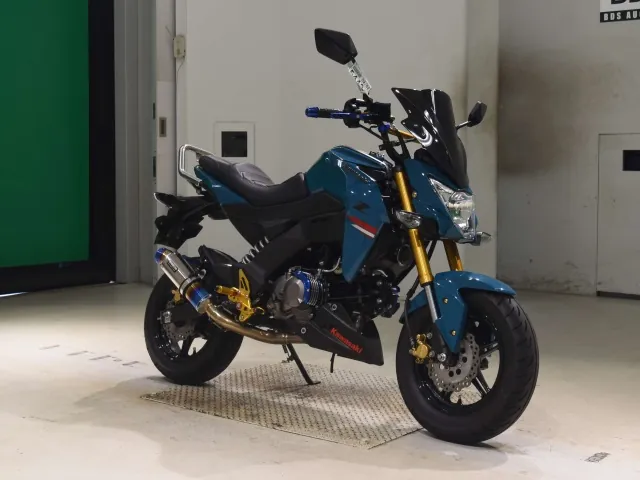 Kawasaki Z125 PRO, зелёный, фото 3