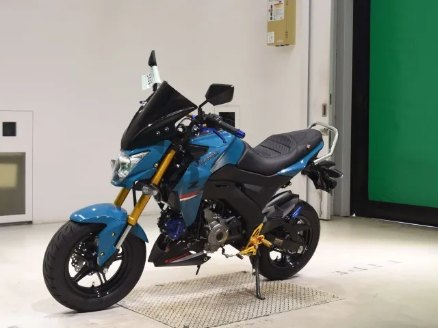 Kawasaki Z125 PRO, зелёный, фото 4